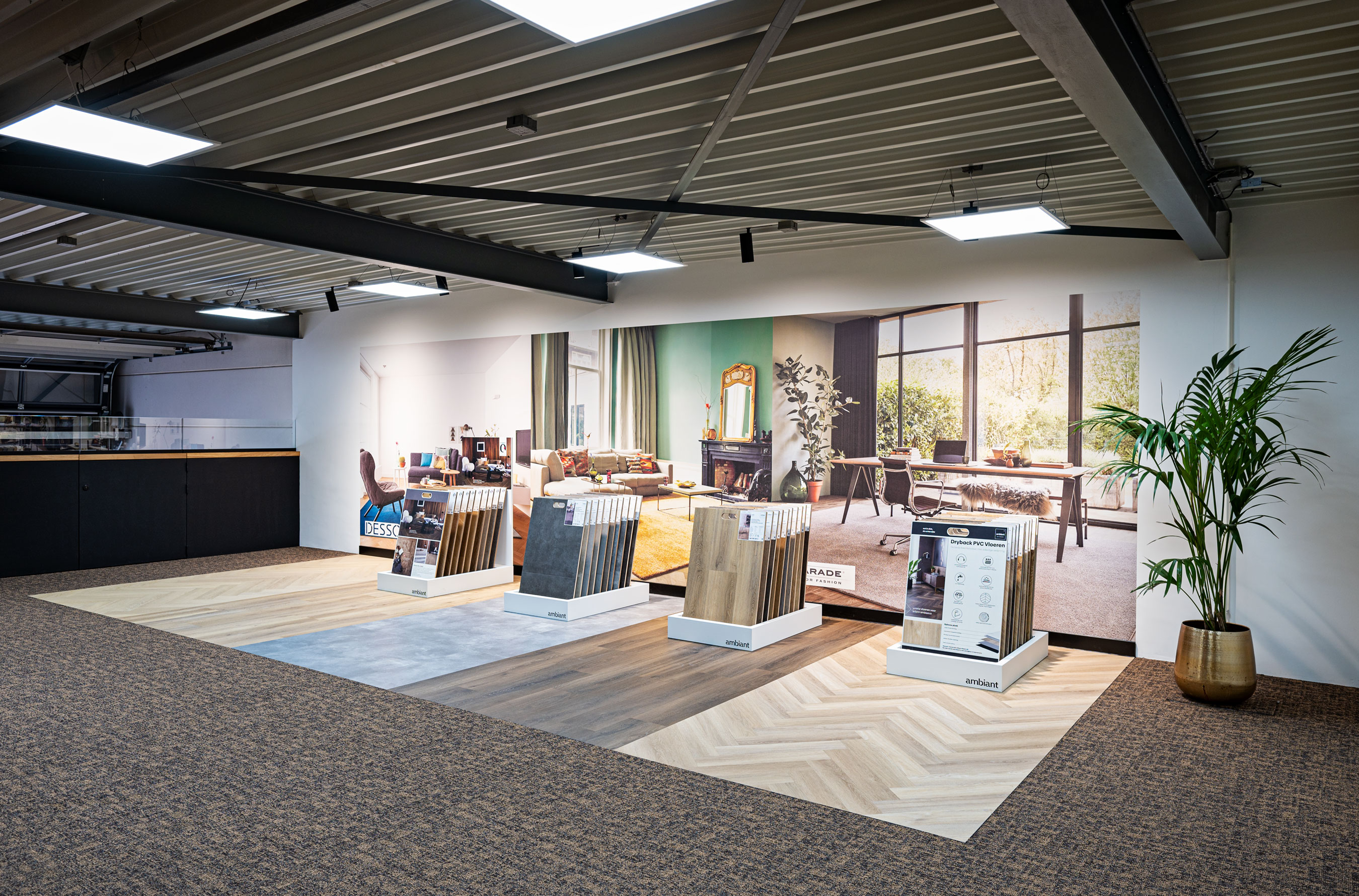 Showroom PVC vloeren