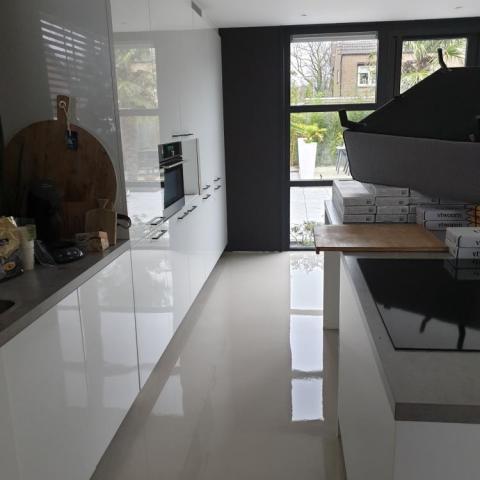 egaliseren en visgraad PVC